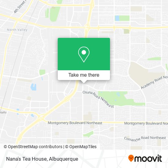 Nana's Tea House map