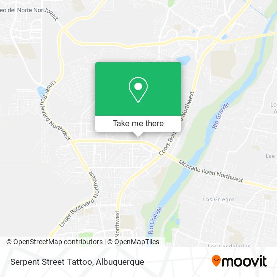 Serpent Street Tattoo map
