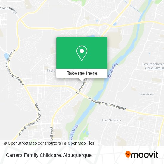 Carters Family Childcare map