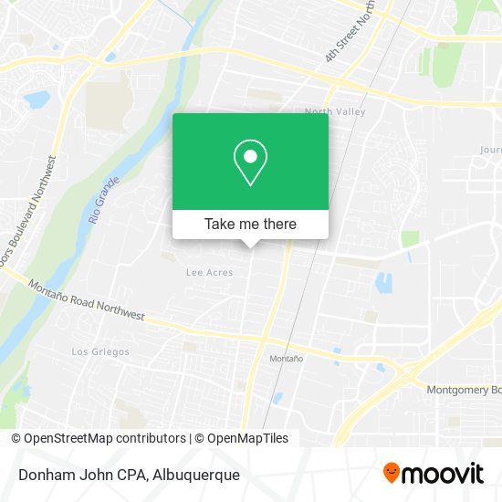 Donham John CPA map