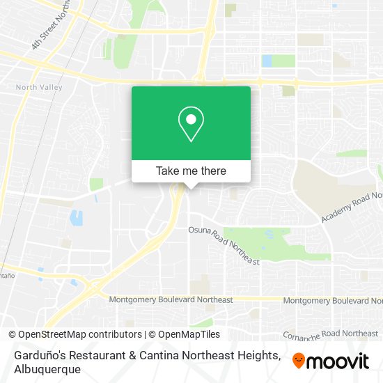 Garduño's Restaurant & Cantina Northeast Heights map