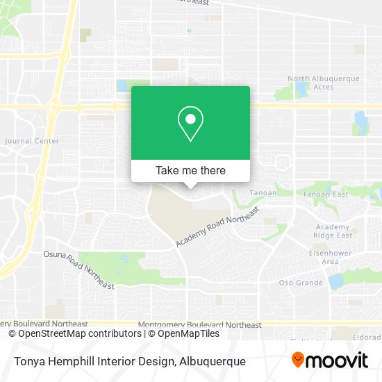 Tonya Hemphill Interior Design map