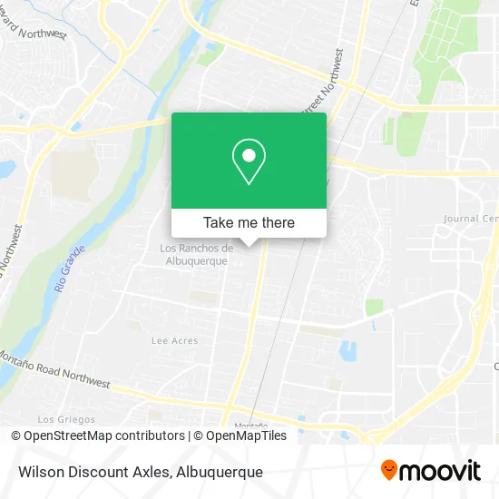 Wilson Discount Axles map