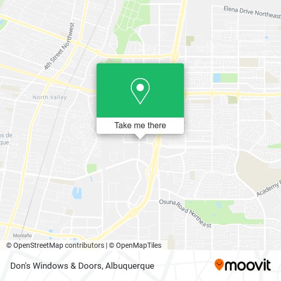 Don's Windows & Doors map