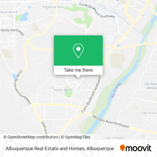 Mapa de Albuquerque Real Estate and Homes