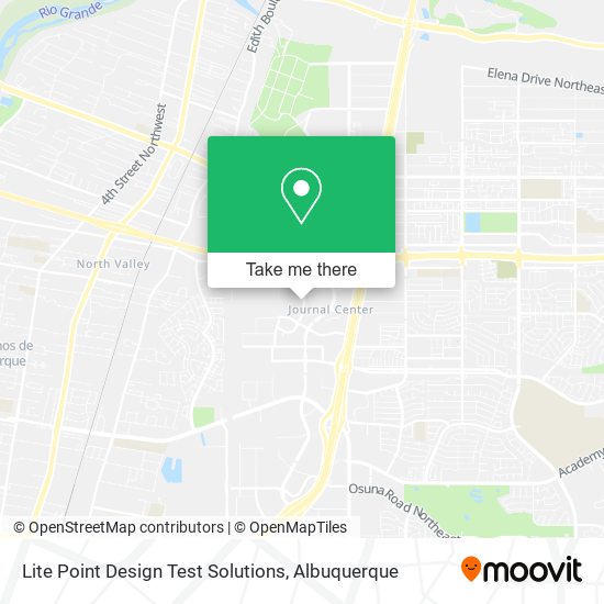 Mapa de Lite Point Design Test Solutions