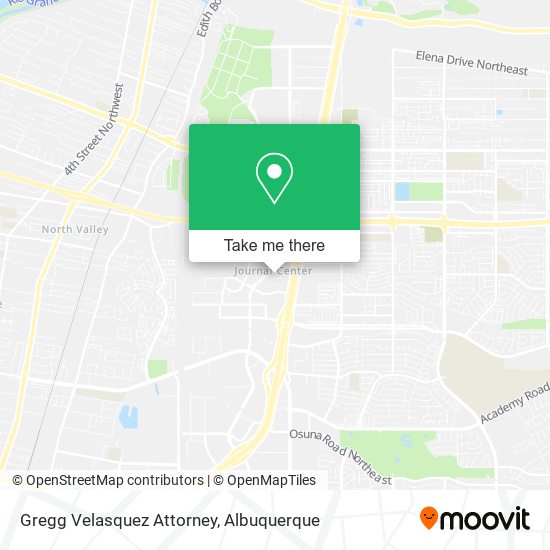 Gregg Velasquez Attorney map