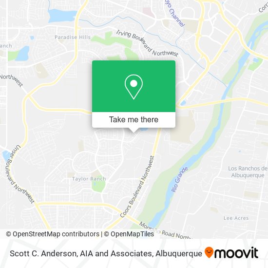 Scott C. Anderson, AIA and Associates map