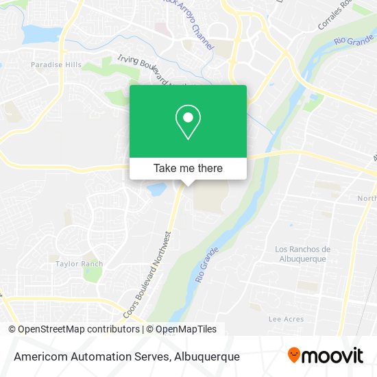Mapa de Americom Automation Serves