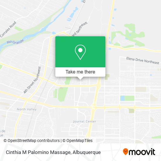 Cinthia M Palomino Massage map