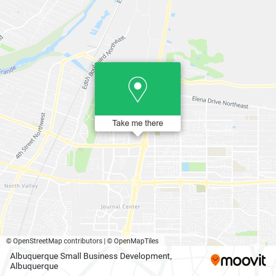 Albuquerque Small Business Development map