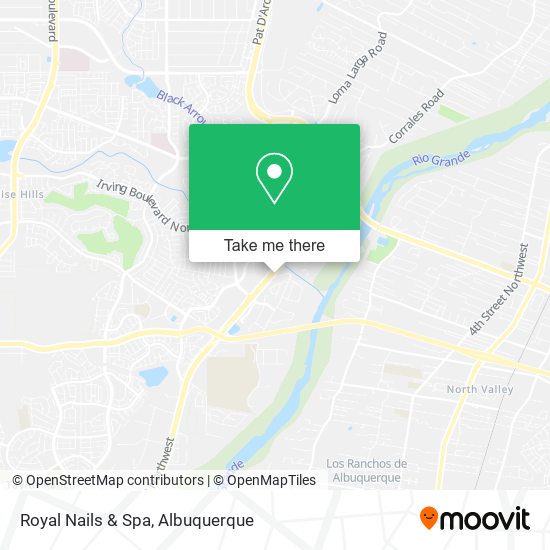 Royal Nails & Spa map