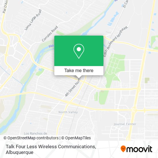 Mapa de Talk Four Less Wireless Communications