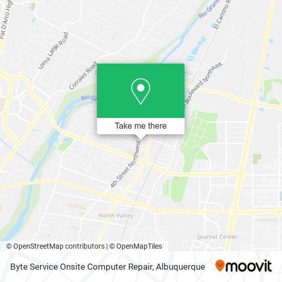 Mapa de Byte Service Onsite Computer Repair