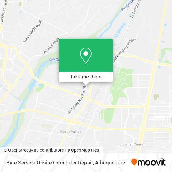 Byte Service Onsite Computer Repair map