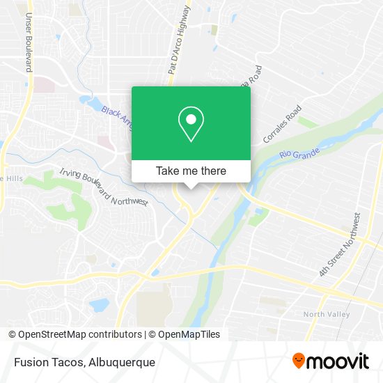 Mapa de Fusion Tacos