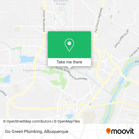 Mapa de Go Green Plumbing