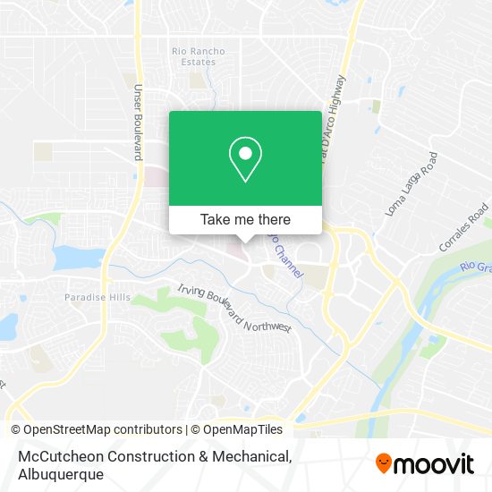 McCutcheon Construction & Mechanical map