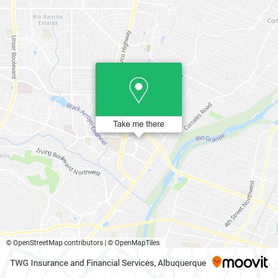 TWG Insurance and Financial Services map