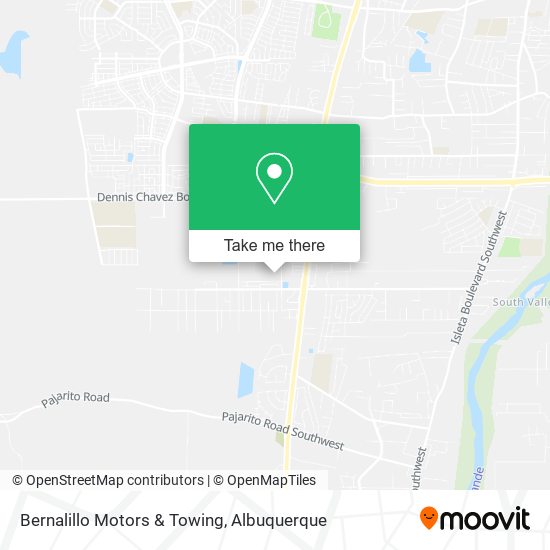 Mapa de Bernalillo Motors & Towing