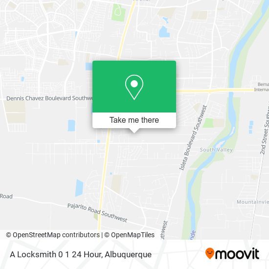 Mapa de A Locksmith 0 1 24 Hour