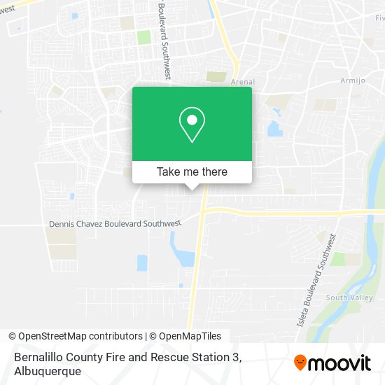 Bernalillo County Fire and Rescue Station 3 map