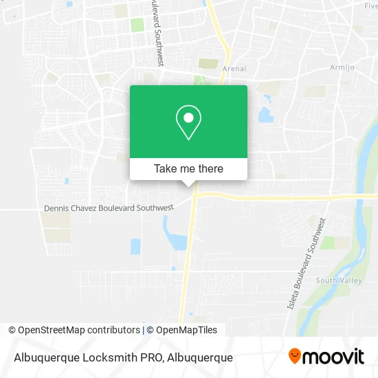 Albuquerque Locksmith PRO map