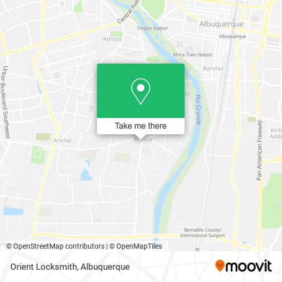 Orient Locksmith map