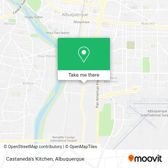 Castaneda's Kitchen map