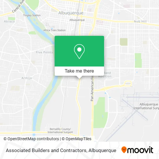 Associated Builders and Contractors map