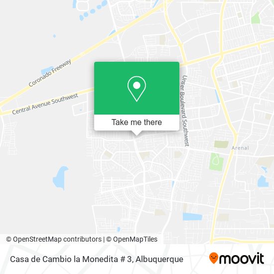 Casa de Cambio la Monedita # 3 map