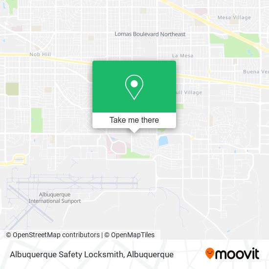 Mapa de Albuquerque Safety Locksmith