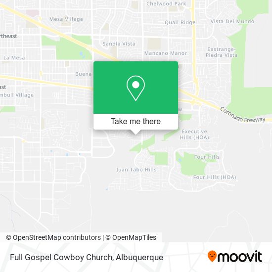 Mapa de Full Gospel Cowboy Church