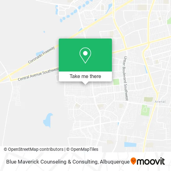 Mapa de Blue Maverick Counseling & Consulting
