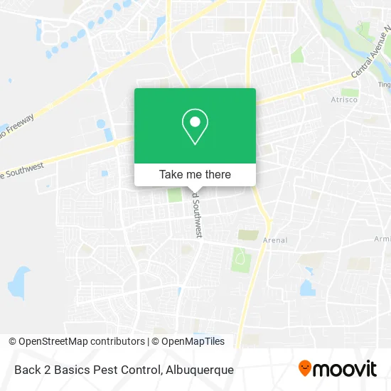 Mapa de Back 2 Basics Pest Control