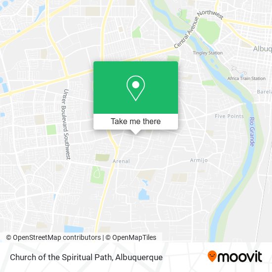Church of the Spiritual Path map