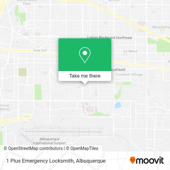 1 Plus Emergency Locksmith map