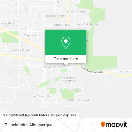 7-Locksmith map