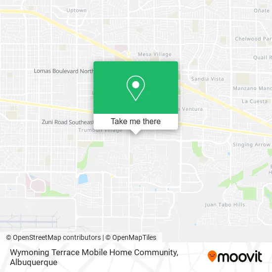 Wymoning Terrace Mobile Home Community map