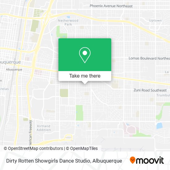 Mapa de Dirty Rotten Showgirls Dance Studio