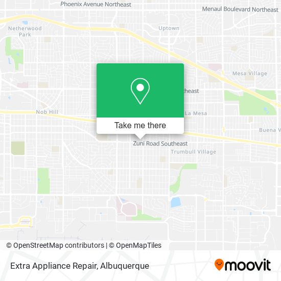 Extra Appliance Repair map