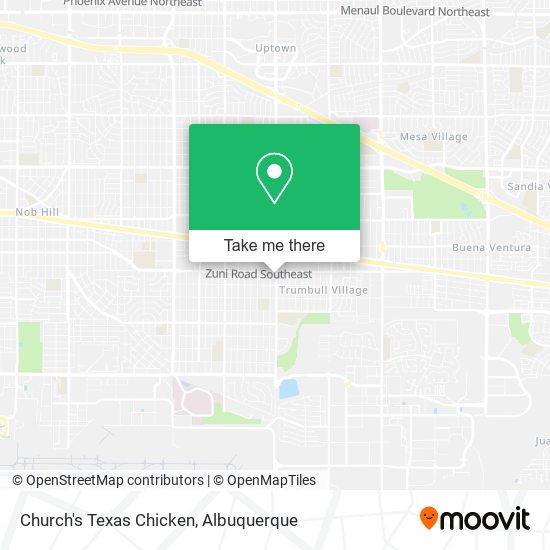 Church's Texas Chicken map