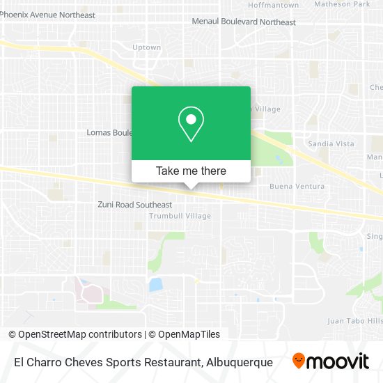 El Charro Cheves Sports Restaurant map