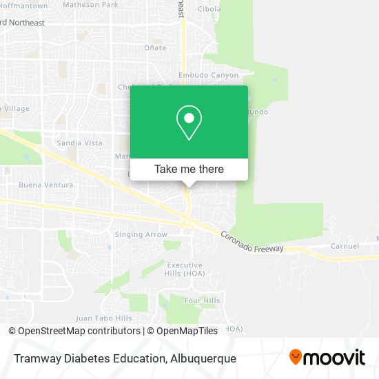 Tramway Diabetes Education map