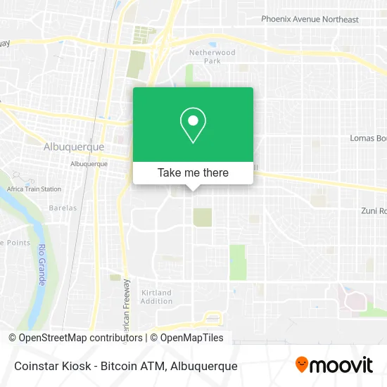Coinstar Kiosk - Bitcoin ATM map