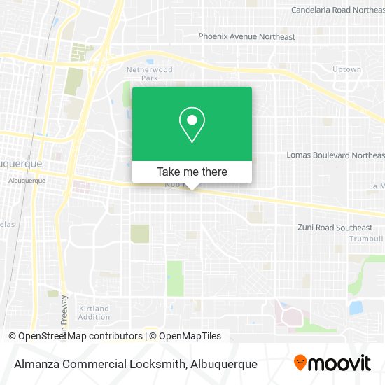 Almanza Commercial Locksmith map