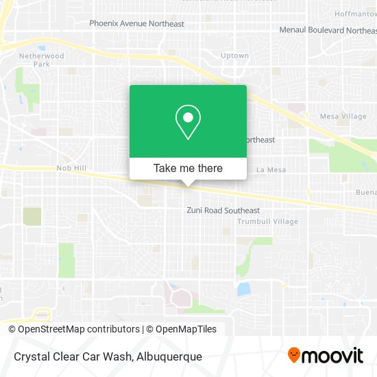 Crystal Clear Car Wash map