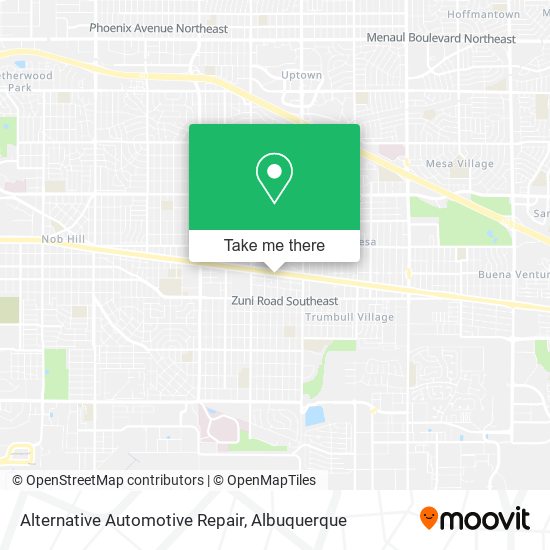 Alternative Automotive Repair map