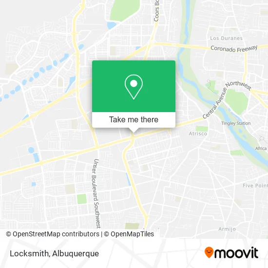 Locksmith map