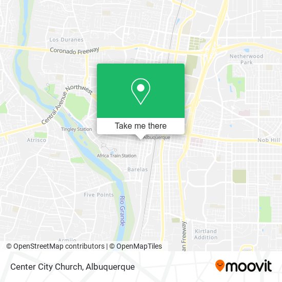 Center City Church map